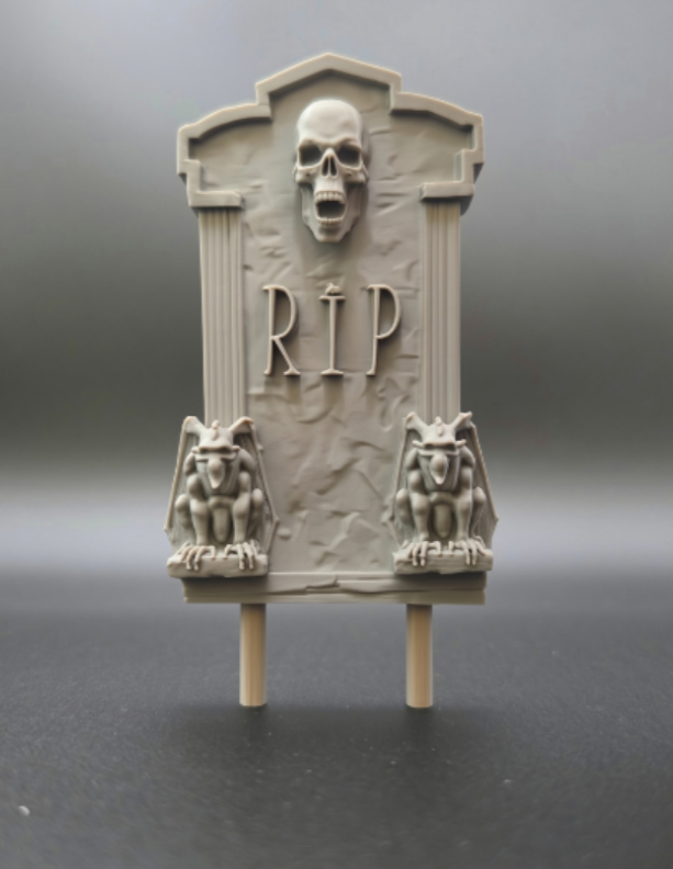 Gargoyle Graveyard Headstone
